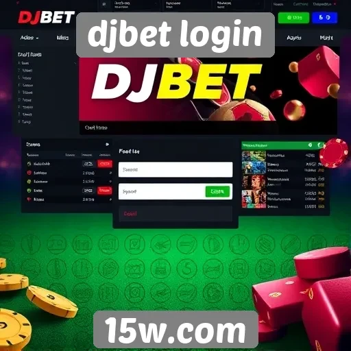 Interface do usuário no site djbet login